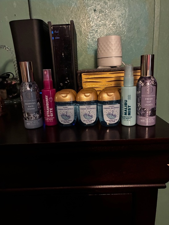 Bath & Body Works Other - Bath & Body Works Blue, Purple, Pink & Gold Travel Sprays and Sanitizers 10 Pc